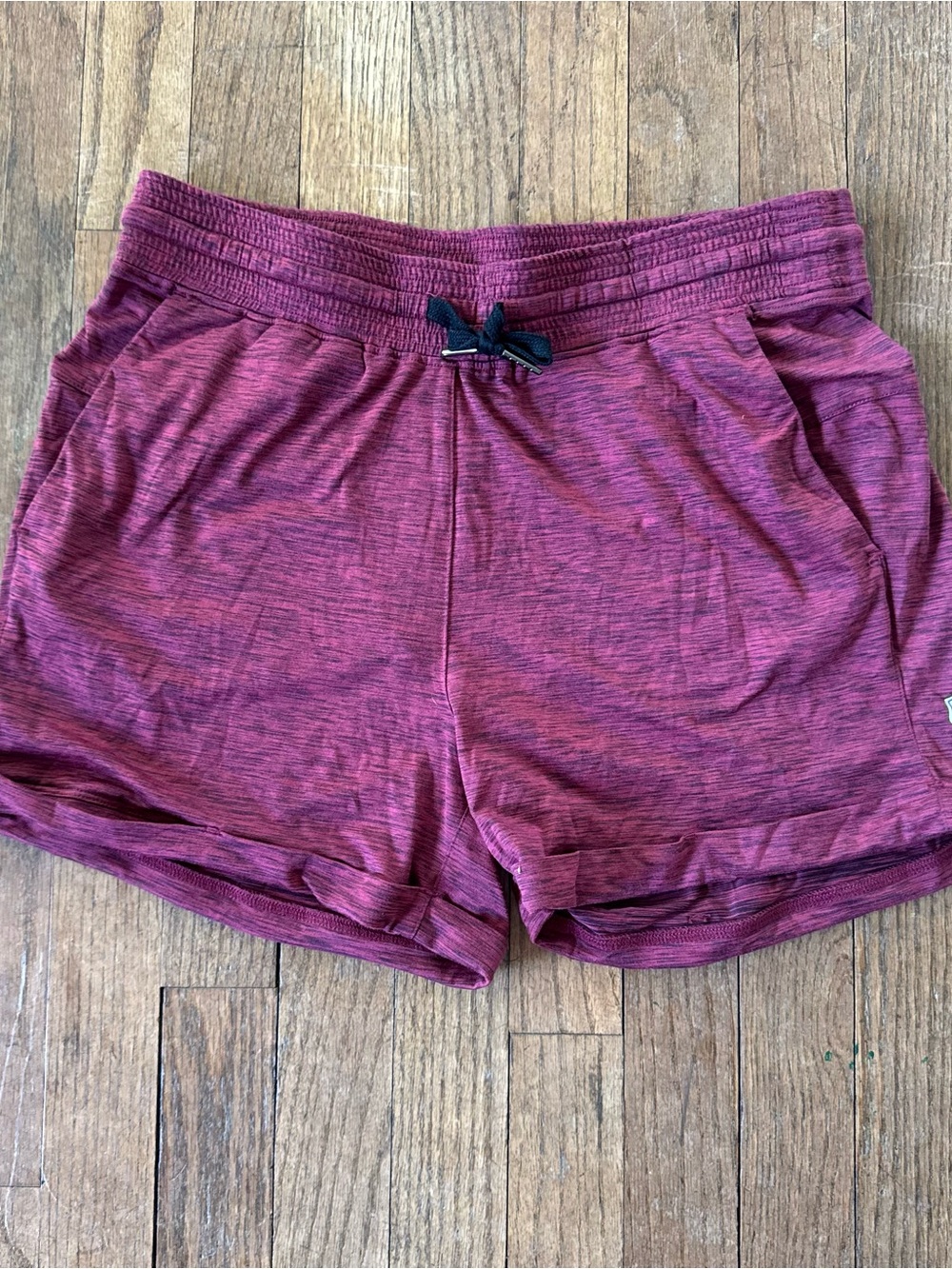 Born Primitive Women's Red/Burgundy Heather Shorts